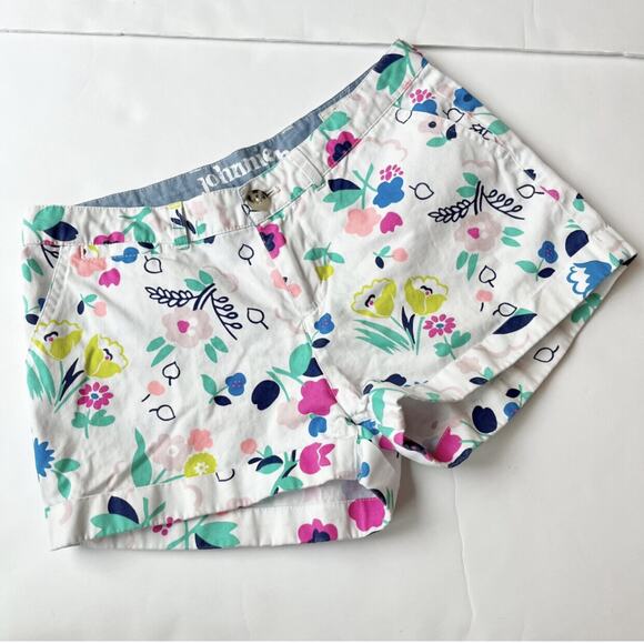 Johnnie B Floral Print Shorts Size 28 - Picture 2 of 8